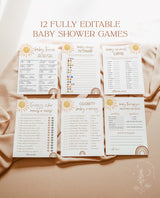 Sunshine Baby Shower Games | Gender Neutral Shower Bundle