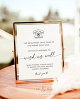 Telephone Guestbook Sign Template | Audio Guestbook Sign