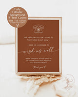 Telephone Guestbook Sign Template | Audio Guestbook Sign