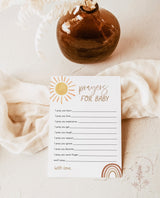 Prayers for Baby Card | Sunshine Baby Shower