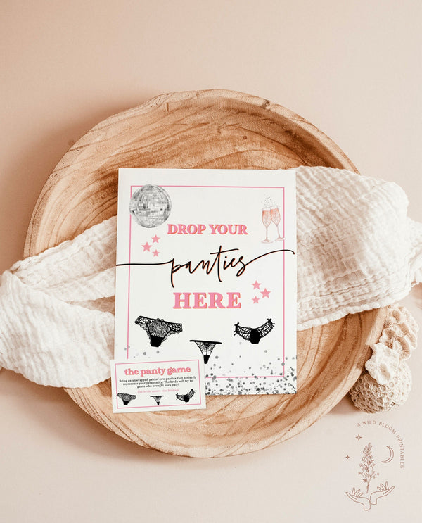 Disco Cowgirl Bachelorette Party Game | Drop Your Panties Game | Dirty Bachelorette | Texas Bachelorette | Nashville Bachelorette Party | D2