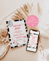 Space Cowgirl Bachelorette Party Invite | Disco Bachelorette Party
