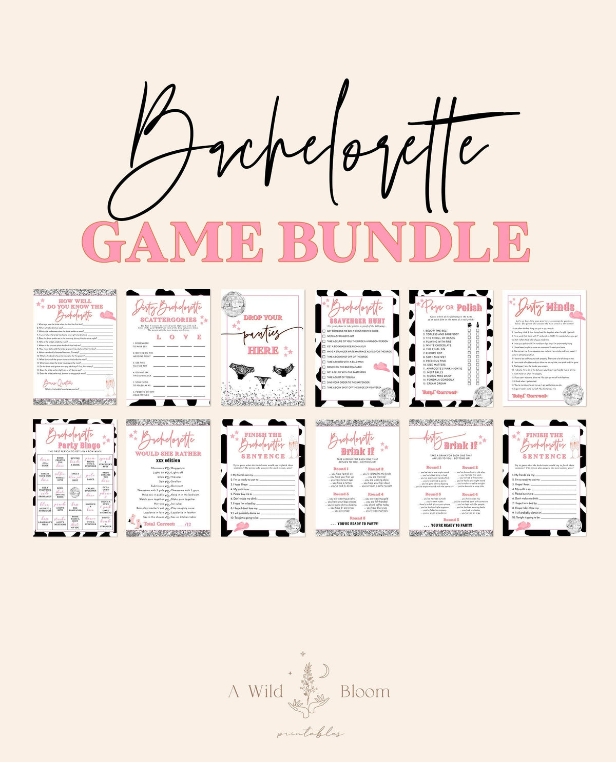 Disco Cowgirl Bachelorette Party Games | Space Cowgirl