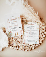 Winery Bachelorette Party Invitation | Wine Bachelorette Itinerary