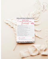 Space Cowgirl Bachelorette Trivia Game | Bachelorette Party Game
