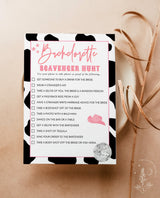 Bachelorette Scavenger Hunt Game | Space Cowgirl Bachelorette Party