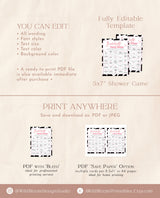 Disco Cowgirl Bachelorette Bingo Game | Nash Bash Bachelorette Party