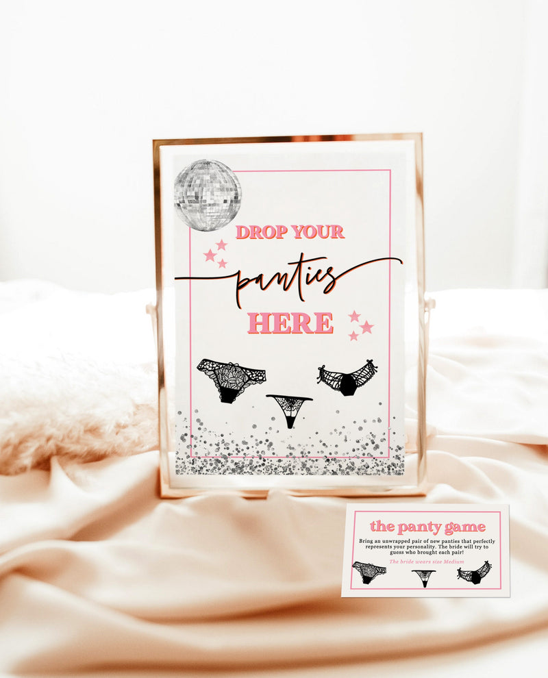 Disco Cowgirl Bachelorette Party Game | Drop Your Panties Game | Dirty Bachelorette | Texas Bachelorette | Nashville Bachelorette Party | D2