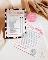 Disco Cowgirl Bachelorette Party Games | Space Cowgirl | Bachelorette Game Bundle | Nashville Bachelorette Party | Editable Template | D2