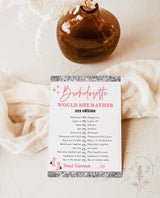 Would She Rather Bachelorette Game | Disco Cowgirl Bachelorette Game