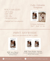 Photo Save the Date Template | Modern Save the Date Template