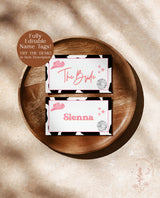 Disco Cowgirl Name Tag Template | Space Cowgirl Bachelorette Party