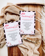 Bachelorette Party Packing List Template | Space Cowgirl Bachelorette Party