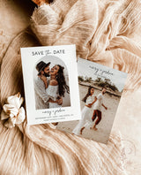 Photo Save the Date Template | Minimalist Save the Date