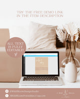 Modern Gender Reveal Welcome Sign | Beige Gender Reveal Poster