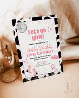 Space Cowgirl 30th Birthday Party Invite | Disco Birthday Party invite