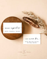Minimalist Buffet Card Template | Modern Wedding Buffet Cards | Modern Buffet Cards | Food Labels | Wedding Buffet | Editable Template | M9