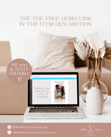 Photo Save the Date Template | Minimalist Save the Date