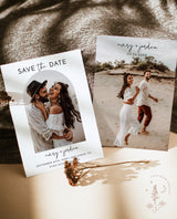 Photo Save the Date Template | Minimalist Save the Date