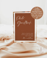 Minimalist Wedding Photo Guest Book Sign | Photo Guestbook Sign