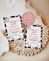 Space Cowgirl 30th Birthday Party Invite | Disco Birthday Party invite