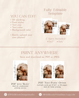 Photo Christmas Card Template | Minimalist Christmas Card