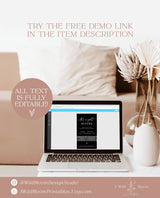 Digital Rehearsal Dinner Invitation | Modern Minimalist Wedding Rehearsal Evite