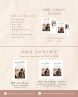 Photo Merry Christmas Card Template | Arch Christmas Card