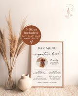 Pet Signature Cocktail Sign | Dog Signature Drink Sign