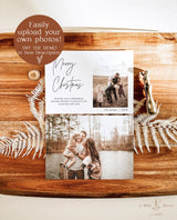 Photo Christmas Card Template | Arch Christmas Card