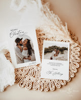 Photo Christmas Card Template | Arch Christmas Card