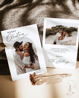 Photo Christmas Card Template | Arch Christmas Card