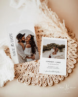 Minimalist Save the Date Template | Photo Save the Date Invite