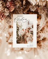 Photo Christmas Card Template | Arch Christmas Card