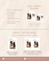 Photo Christmas Card Template | Merry Christmas Card