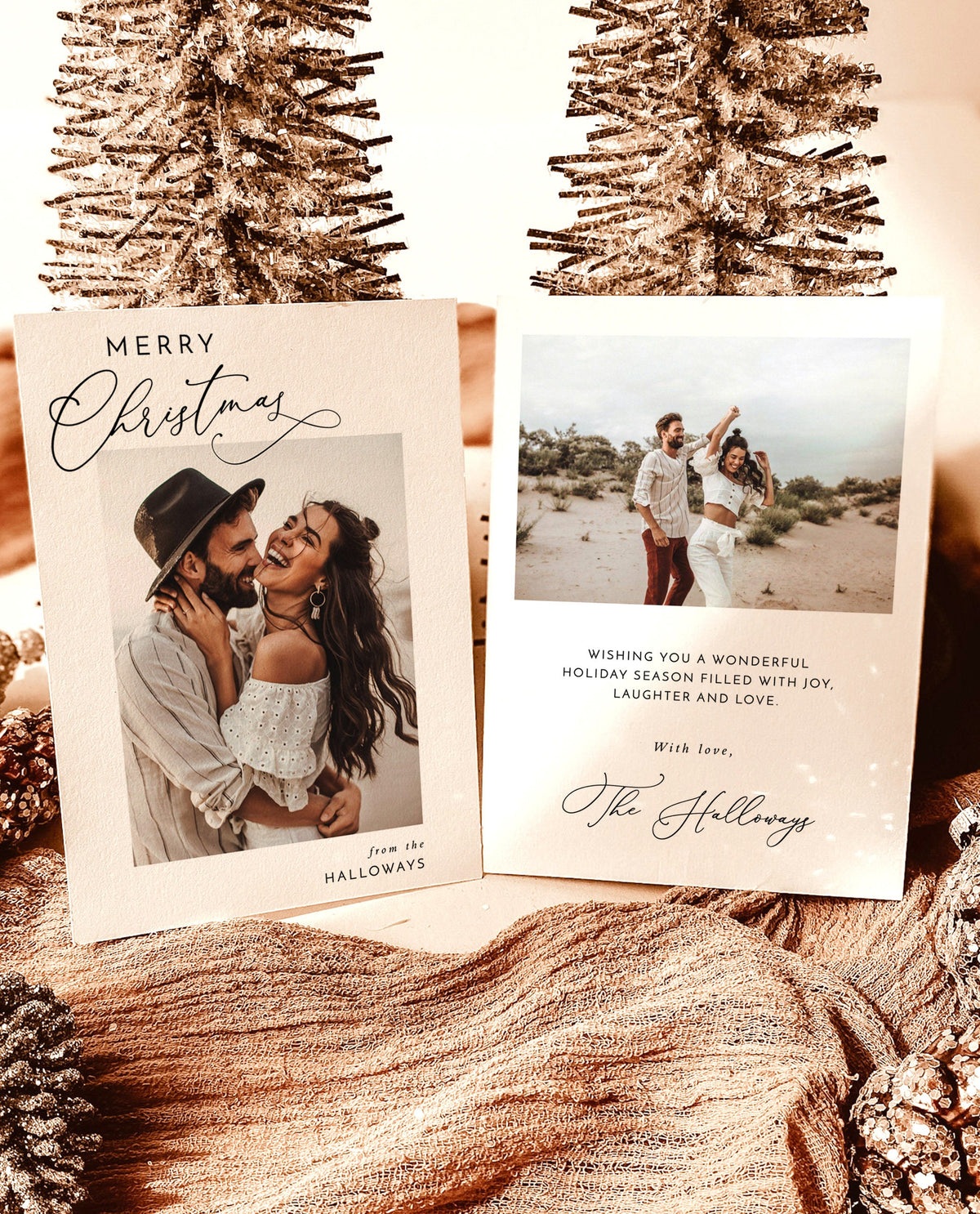 Photo Christmas Card Template | Merry Christmas Card