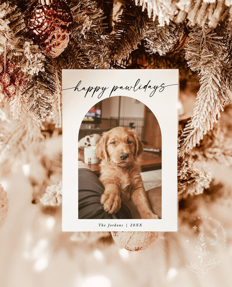 il fullxfull.4339675363 mpb9 cfee6e6f 7b04 43fb 8955 pet holiday christmas card template | arch photo minimalist