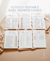 Baby Shower Games | Boy Baby Shower Game Bundle
