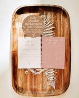 Boho Baby Shower Games | Dusty Blush Shower Bundle
