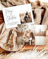 Photo Christmas Card Template | Arch Christmas Card