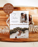 Photo Christmas Card Template | Arch Christmas Card
