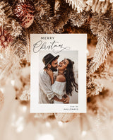 Photo Christmas Card Template | Merry Christmas Card