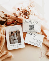 Minimalist Wedding Invitation Template | Modern Wedding Invite