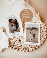 Photo Save the Date Template | Modern Save the Date