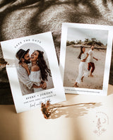 Minimalist Save the Date Template | Photo Save the Date Invite