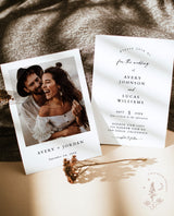 Minimalist Wedding Invitation Template | Editable Minimalist Wedding Invite