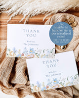 Floral Thank You Card Template | Bridal Shower Thank You Cards