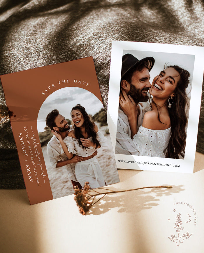 Save the Date Template | Photo Save the Date Invite