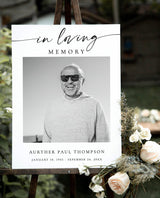 Funeral Memorial Sign | Celebration of Life
