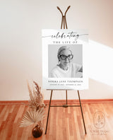 Funeral Memorial Sign | Celebration of Life